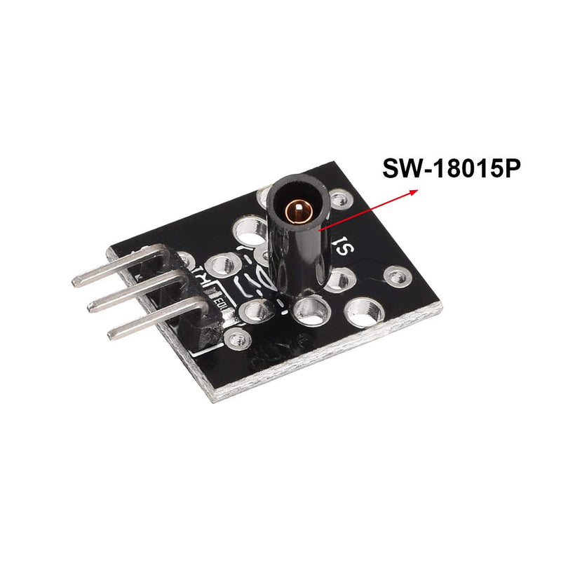  [AUSTRALIA] - uxcell KY-002 SW-18015P Shock Vibration Switch Sensor Module for Arduino 5pcs