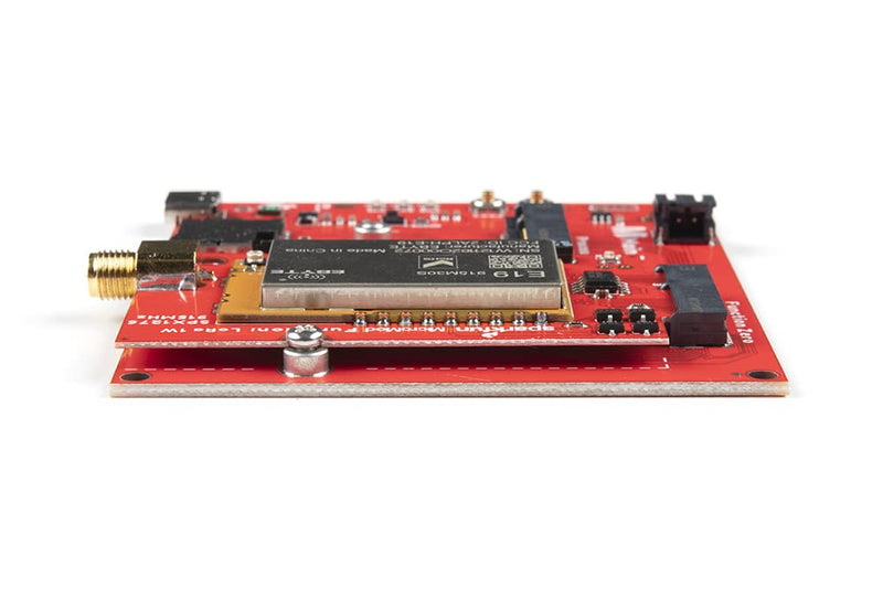  [AUSTRALIA] - SparkFun MicroMod LoRa Function Board - 1W 915M30S LoRa Module Frequency Range: 900 - 931MHz Transmit Power 28.5 - 30dBm (max) Modulation LoRa, FSK, GFSK, MSK, GMSK, OOK Antenna Impedance: 50Ω