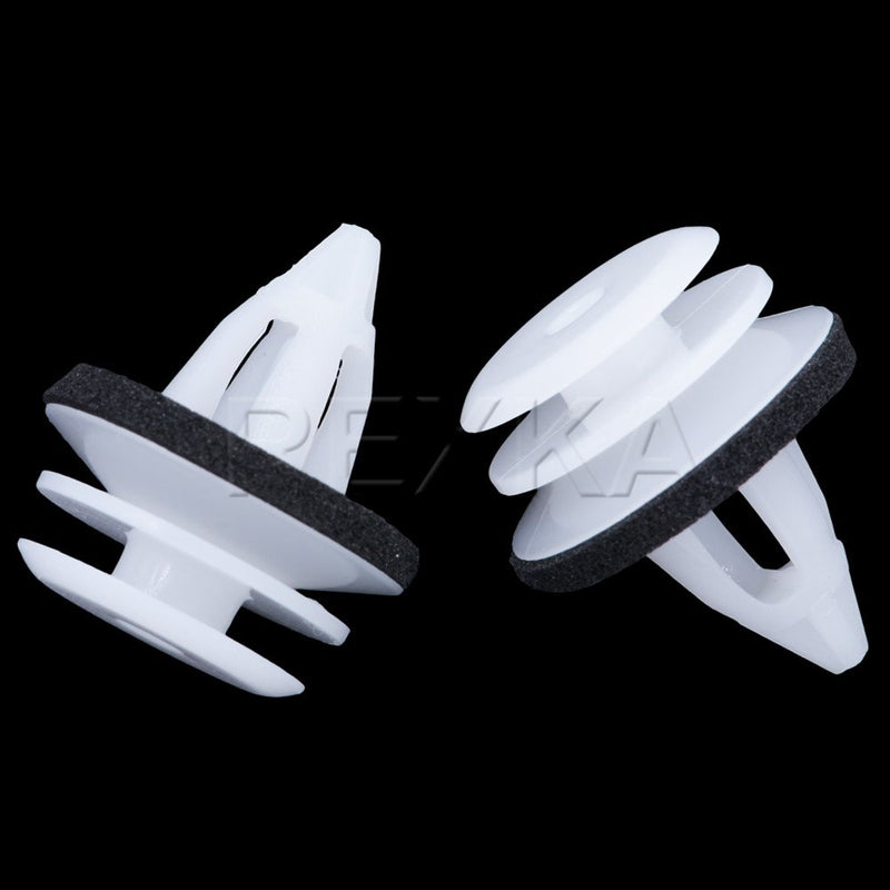 Rexka Door Trim Panel Trunk Lid Headliner Retainer Clip Compatible with BMW E46 E90 F30 X5 X3 E60 51-41-8-224-768 51418224768 (Pack of 20) Door Panel Clips - White - LeoForward Australia