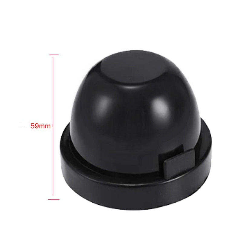  [AUSTRALIA] - KOOMTOOM 65mm Rubber Housing Seal Cap Dustcover for Headlight Install Conversion Kit Retrofit, Headlight Dust Cover for LED Conversion Kit (65mm)