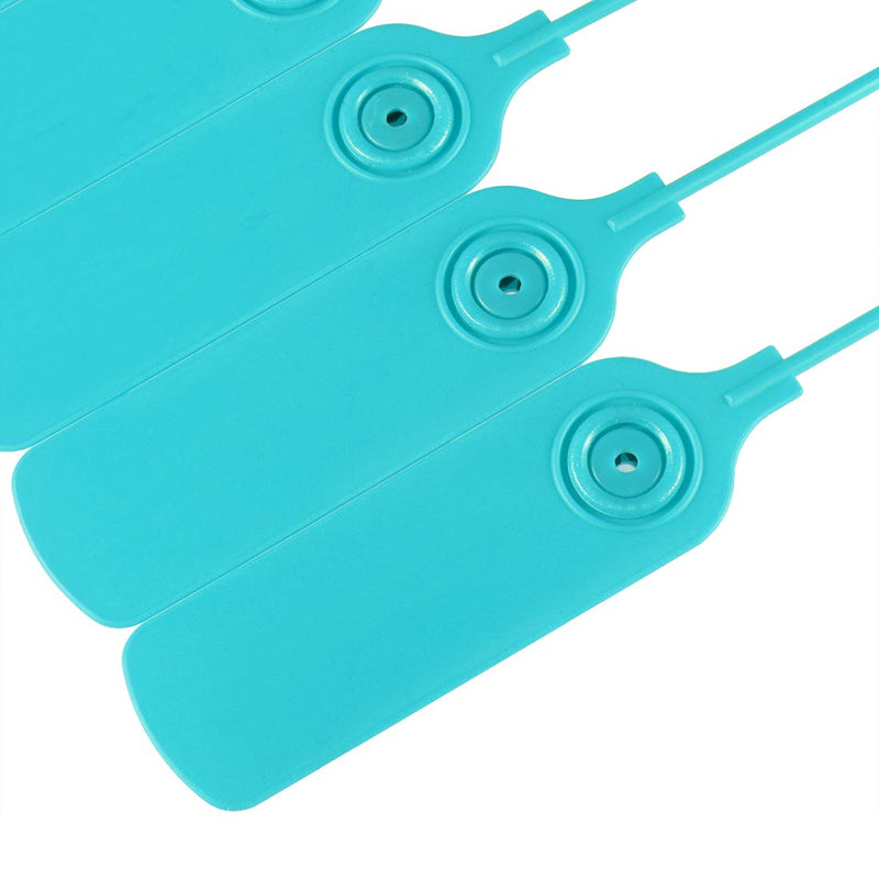  [AUSTRALIA] - uxcell Plastic Zip Ties Seals Anti-Tamper 300mm Length for Container Luggage, Light Blue, Pack of 100