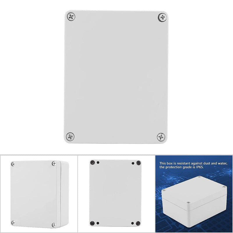  [AUSTRALIA] - Junction box, 15 size selection, junction box, waterproof IP65 junction box, surface-mounted junction box, ABS electrical junction boxes, DIY plastic case, distribution box (11.5 x 9 x 5.5 cm), 115 x 90 x 55 mm