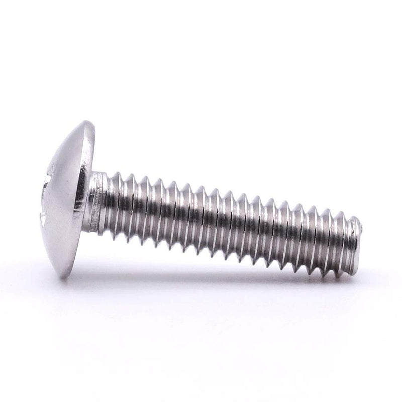  [AUSTRALIA] - 1/4-20 x 1" Truss Head Machine Screws, Phillips Drive, Fully Machine Thread, 18-8 Stainless Steel 304, Bright Finish, Pack of 50 1/4-20 x 1" (50 PCS)