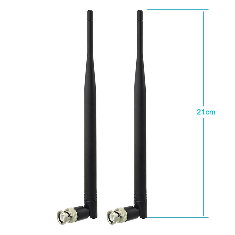 Bingfu Wireless Microphone Receiver Antenna UHF 400MHz-960MHz BNC Male Antenna (2-Pack) for Wireless Microphone System Receiver Remote Digital Audio Mic Receiver Tuner UHF Ham Radio - LeoForward Australia