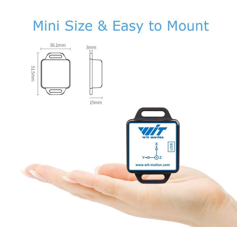 [Bluetooth 5.0 Accelerometer+Inclinometer] WT901BLECL MPU9250 High-Precision 9-axis Gyroscope+Angle(XY 0.05° Accuracy)+Magnetometer with Kalman Filter, Low-Power 3-axis AHRS IMU Sensor for Arduino - LeoForward Australia