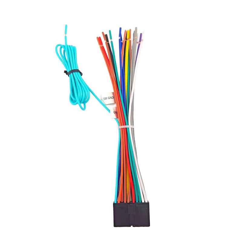  [AUSTRALIA] - Wire Harness Replacement for Dual Car Radio 20Pin AV6116Bi AV6117B AV614BH DV271BT DV281BT DV516BT DV517BT DV526BT DV527BT DV604i DV605 DV614BH DV615B DV625BH DV637MB DV695MB DV704Bi DV704i