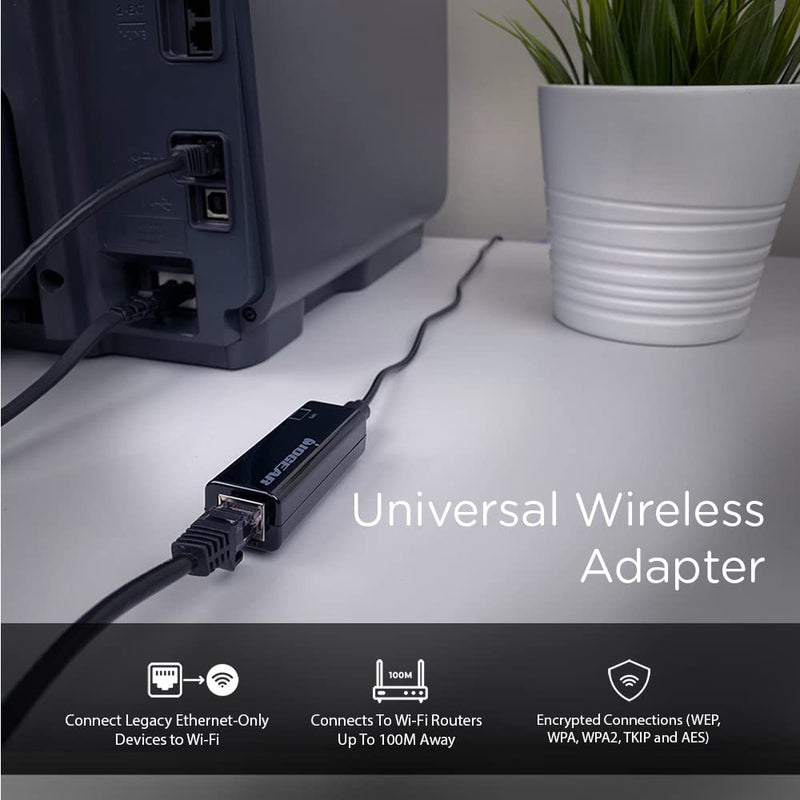  [AUSTRALIA] - IOGEAR Universal Ethernet to Wi-Fi N Adapter - Speeds of up to 300Mbps on 2.4GHz - Push-button Wi-Fi Protected Setup (WPS) - Supports WEP, WPA, WPA2, TKIP and AES encryption - GWU637