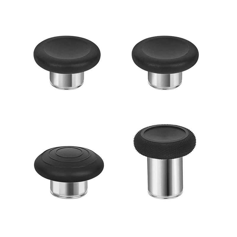  [AUSTRALIA] - TOMSIN Component Pack for Xbox Elite Wireless Controller Series 2 Core, Accessories Includes 4 Metal Magnetic Thumbsticks, 4 Pcs Interchangeable Paddles, 1 Directional D-Pad (Black) Black