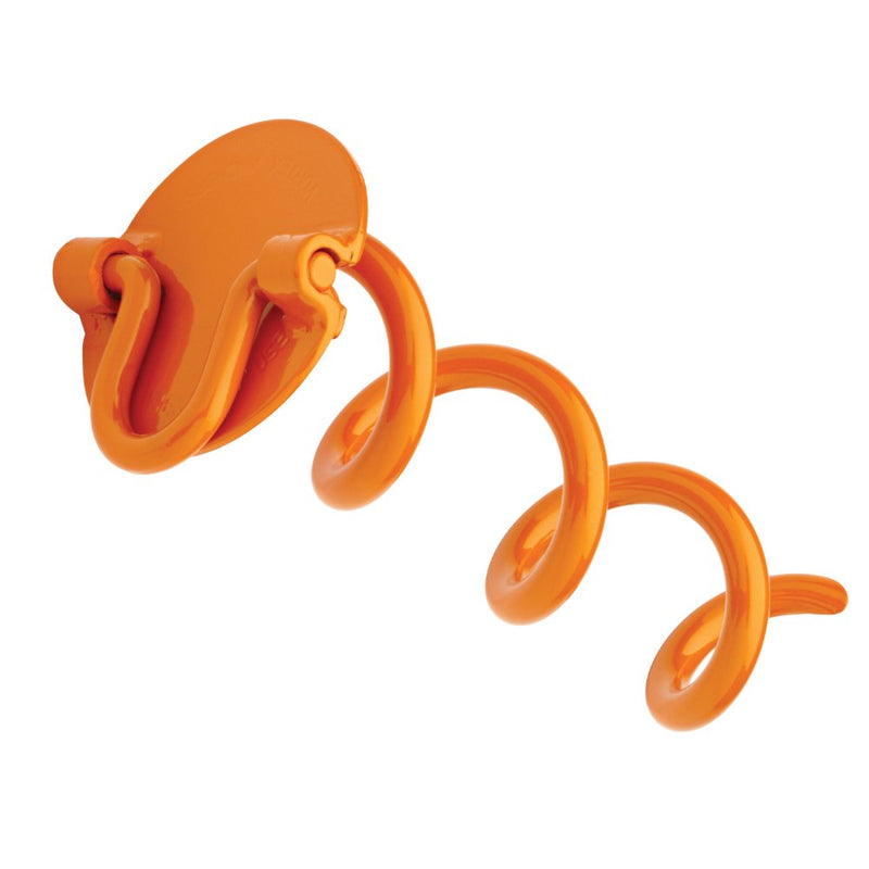  [AUSTRALIA] - Liberty Outdoor ANCHFR8-ORG-A Folding Ring Spiral Ground Anchor, Orange, 8-Inch Single