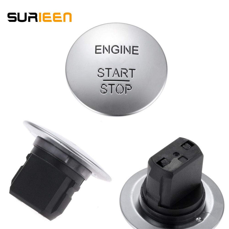 SURIEEN Engine Start Stop Button Switch, Keyless Engine Ignition for Mercedes-Benz C Class ML, GL, R, S, E, CL550, ML350, GLK350, E350, S550, B180, C180, C200, E200, 2215450714, 33161207 - LeoForward Australia