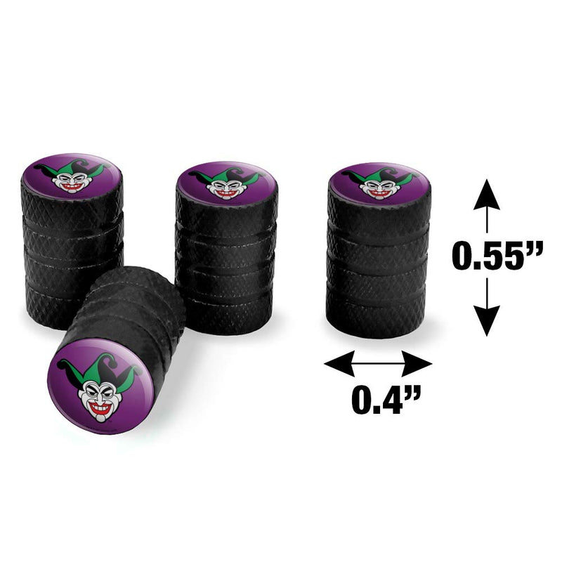 Graphics and More Batman Joker Symbol Tire Rim Wheel Aluminum Valve Stem Caps Black - LeoForward Australia