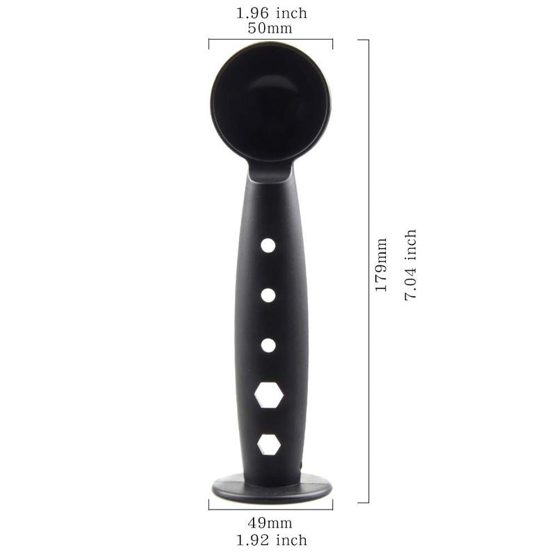  [AUSTRALIA] - Coffer Tamper, Multifunctional Espresso Tamper with 10g Measuring Spoon, Coffee Tamping Tool for Barista Coffee Bean Press Coffee Grind Pressing (49mm) 49mm Tamper with Scoop