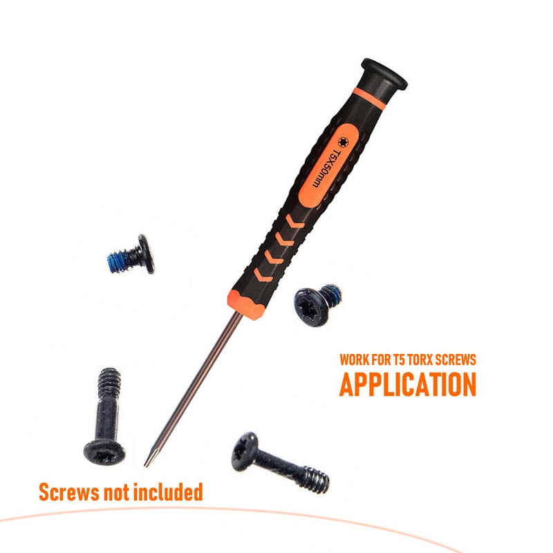  [AUSTRALIA] - TECKMAN T5 Torx Screwdriver, 6-pointed Precision Screwdriver for Laptop and Macbook Air Battery Disassembly and Hard Disk Replacement