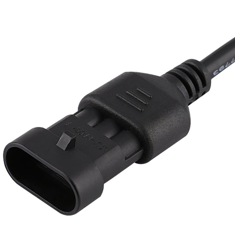 Qiilu 3 Pin to 16 Pin OBD2 Adapter Connector Diagnostic Cable for Fiat Alfa Lancia - LeoForward Australia