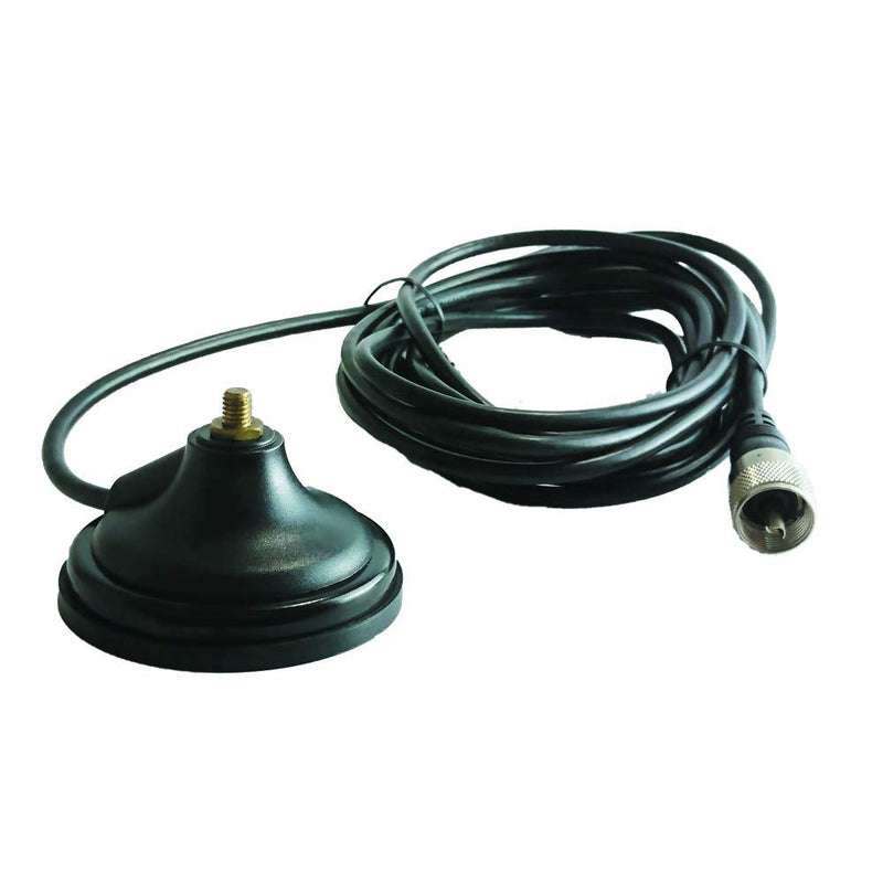  [AUSTRALIA] - UngSung CB Magnetic Antenna 27 Mhz (26-28 Mhz) 12 inches with Heavy Duty Magnet Mount Base prewired 14ft RG 58/U Coax Cable PL-259 Plug for Mobile Car Vehicle CB Radio Antenna