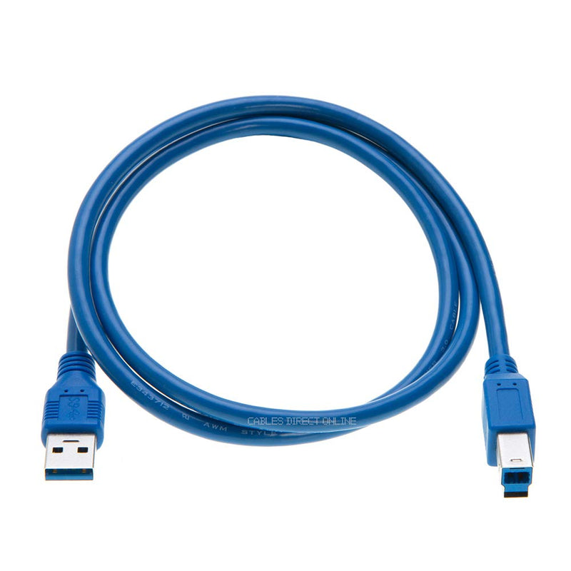  [AUSTRALIA] - USB 3.0 A Male to A/B/C Male Cable Cord 3FT 6FT 10FT Data Wire Charger Printer Laptop Pc (6FT, (A - Male) to (B -Male)) (A - Male) to (B -Male)