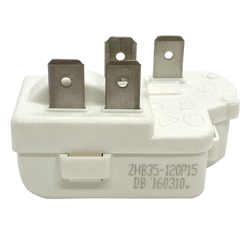  [AUSTRALIA] - 4Pin Refrigerator Over Load Protector Compressor PTC Starter Relay for Haier for Siemens for Hotpoint Freezer Accessories ZHB35-120P15 Replace ZHB69-135P4.7 ZHB60-120P4.7 ZHB88-125P4.7 ZHB60-120P15