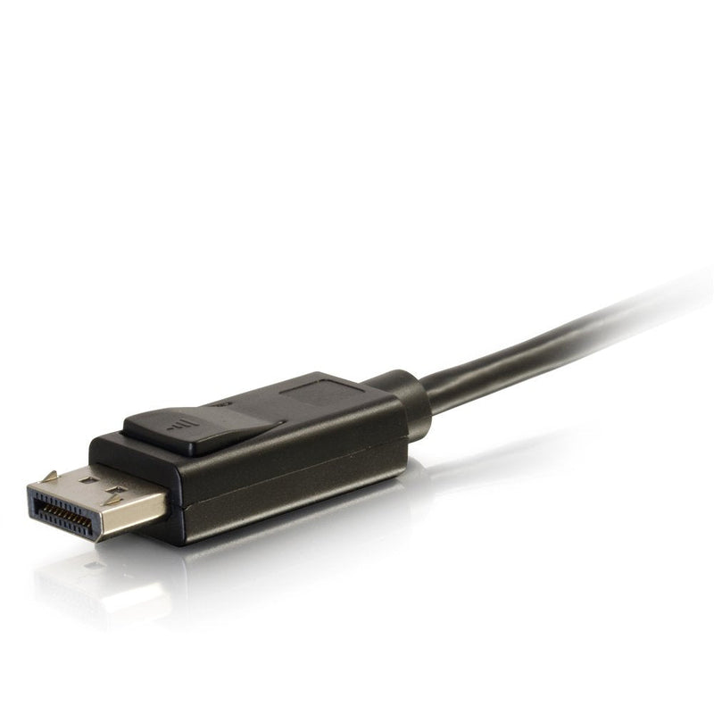  [AUSTRALIA] - C2G Mini Display Port to Display Port Adapter, 8K, Male to Male, Black, 6 Feet (1.82 Meters), Cables to Go 54301 Mini Male to Adapter Male