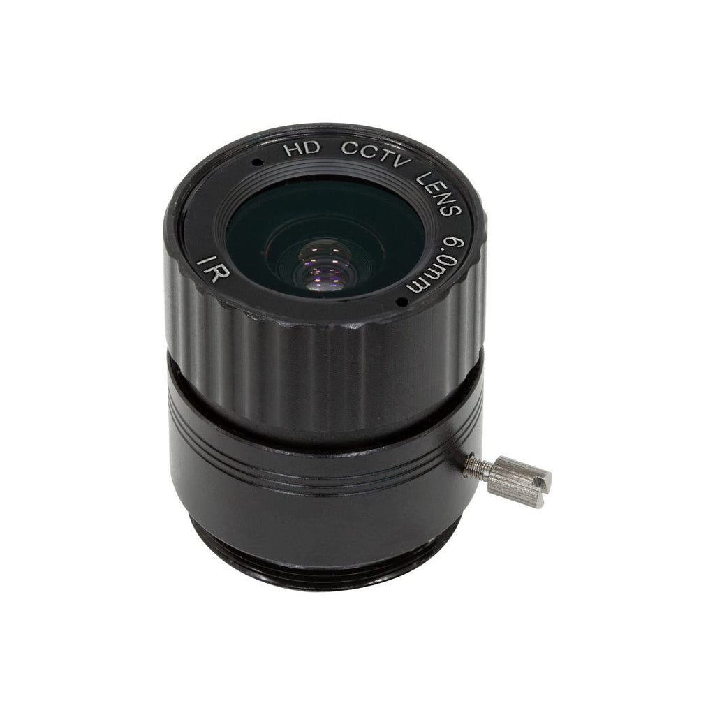  [AUSTRALIA] - Arducam Lens for Raspberry Pi HQ Camera, Wide Angle CS-Mount Lens, 6mm Focal Length with Manual Focus