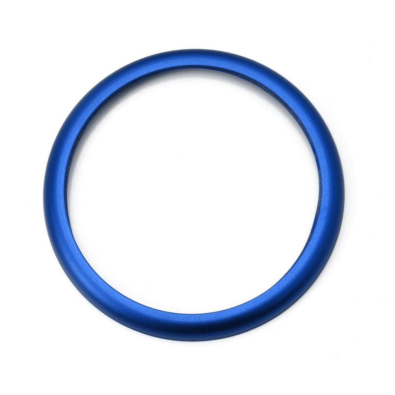 DEMILLO 1pc Aluminum Ring for BMW 1 2 3 4 5 6 7 Series X3 X4 X5 X6 Center Console iDrive Multimedia Controller Knob (Blue) - LeoForward Australia