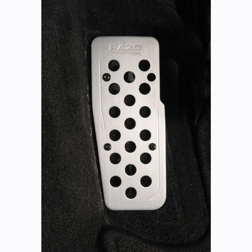  [AUSTRALIA] - Razo RP124A Super Grip Silver Foot Rest Pedal