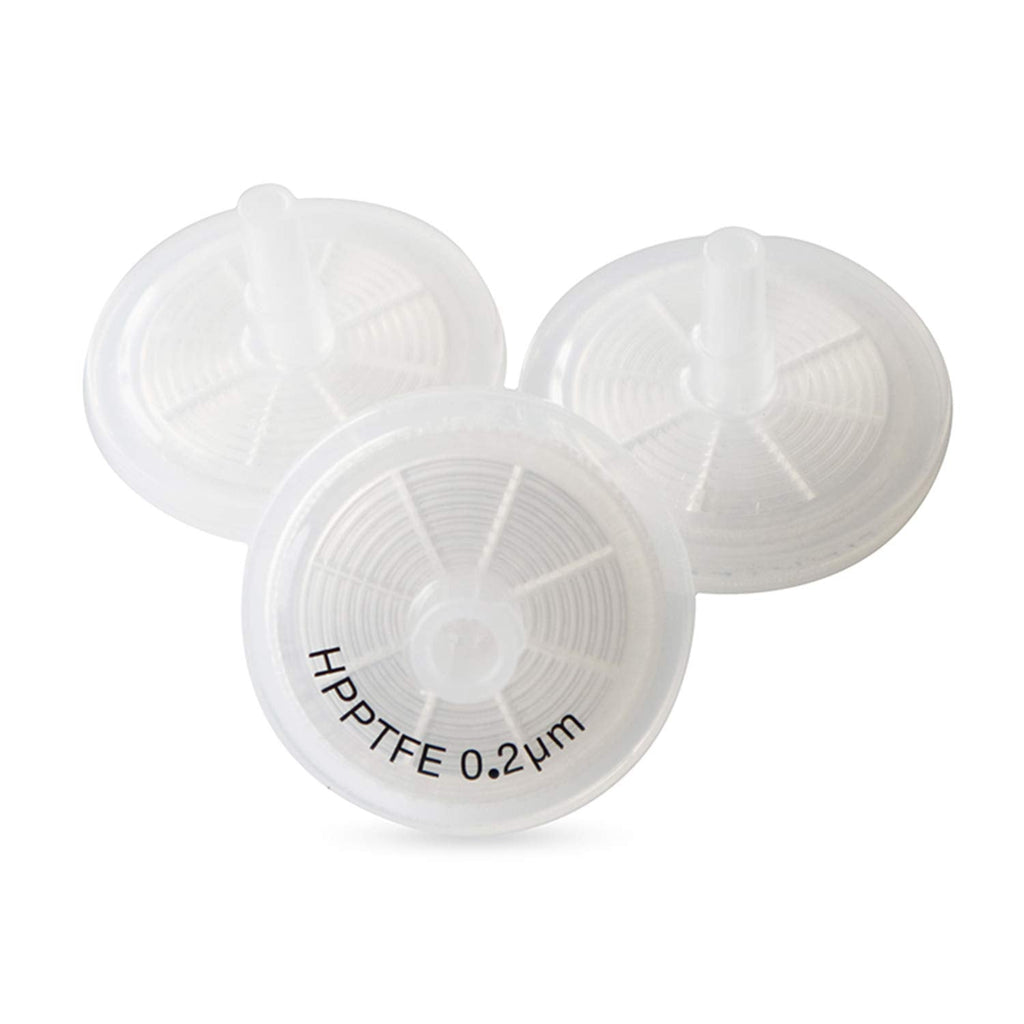  [AUSTRALIA] - Hydrophilic PTFE Syringe Filters 25mm Diameter 0.22μm Pore Size for Laboratory Filtration by Allpure Biotechnology (Hydrophilic PTFE, Pack of 100) Hydrophilic PTFE 0.22 μm