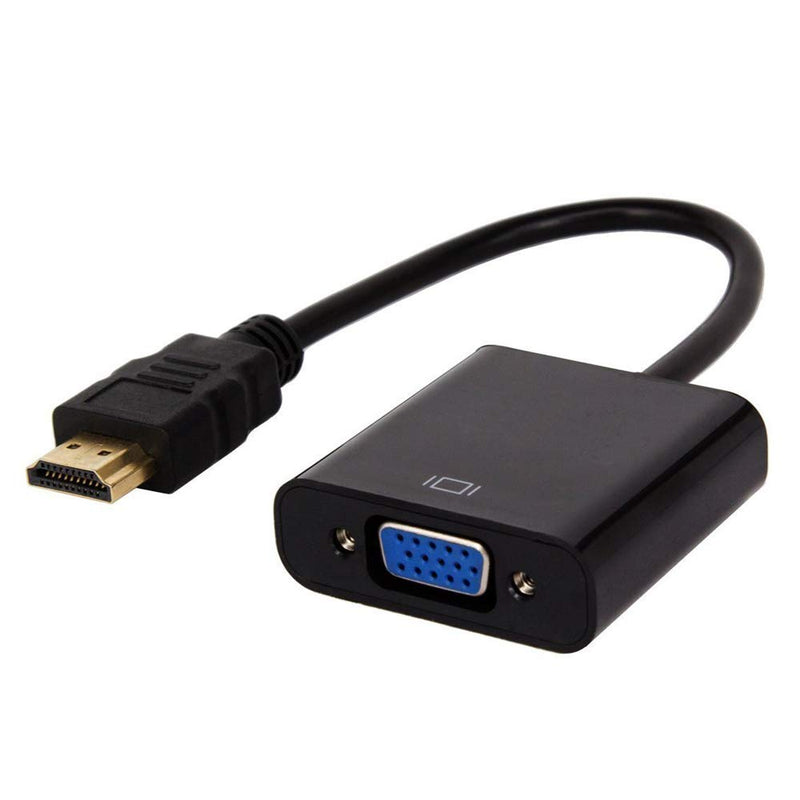  [AUSTRALIA] - MMOBIEL HDMI to VGA Adapter Converter Male to Female 1080p Full HDTV Compatible with PC Laptop Notebook Monitors Laptop 1 VGA Port