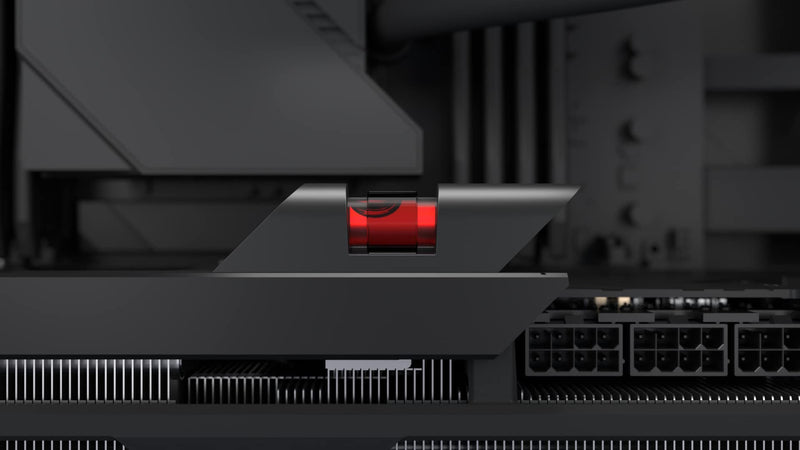  [AUSTRALIA] - ASUS ROG Herculx Graphics Card Anti-Sag Holder Bracket (Solid Zinc Alloy Construction, Easy Toolless Installation, Included Spirit Level, Adjustable Height, Wide Compatibility, Aura Sync RGB)