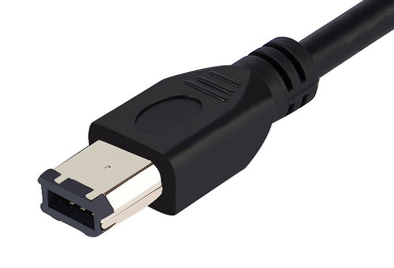  [AUSTRALIA] - zdyCGTime 5FT 6 Pin to 6 Pin Firewire DV iLink Male to Male IEEE 1394 Cable(Black)