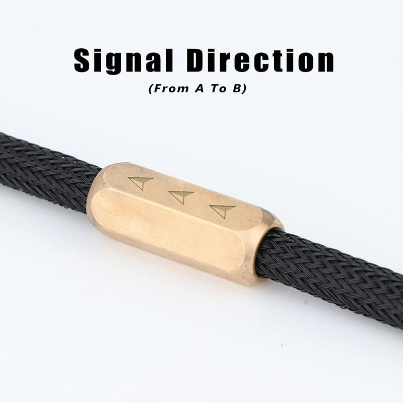  [AUSTRALIA] - Monosaudio 4N 99.998% OFC Copper USB Cable,1.6ft Type A Male to Type B Male HiFi Data Transfer Cable,USB 2.0 Cables with Gold-Plated connectors for DAC USB Cable (0.5M) 0.5M
