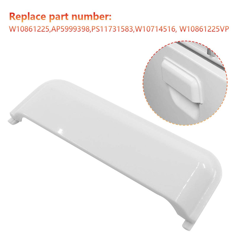 MAYITOP W10861225 Dryer Door Handle Replacement Compatible With Whirlpool And Kenmore Dryer Replace AP5999398 PS11731583 W10714516(1 Pack) - LeoForward Australia