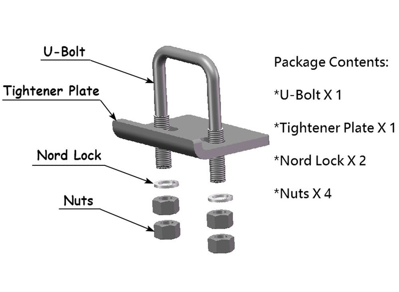  [AUSTRALIA] - Winnerwell Anti Rattle Hitch Tightener for 1.25" and 2" Hitches 1 Pack