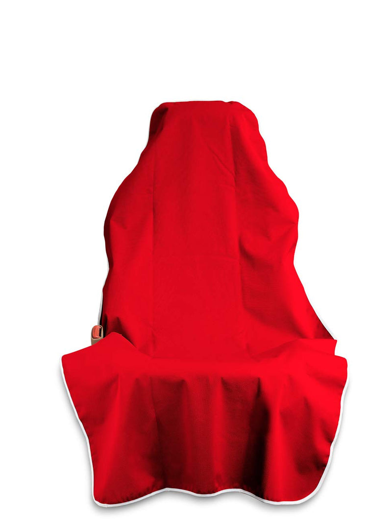  [AUSTRALIA] - Dri Seats Waterproof Seat Cover - Post Workout Seat Towel For Your Car - Red L