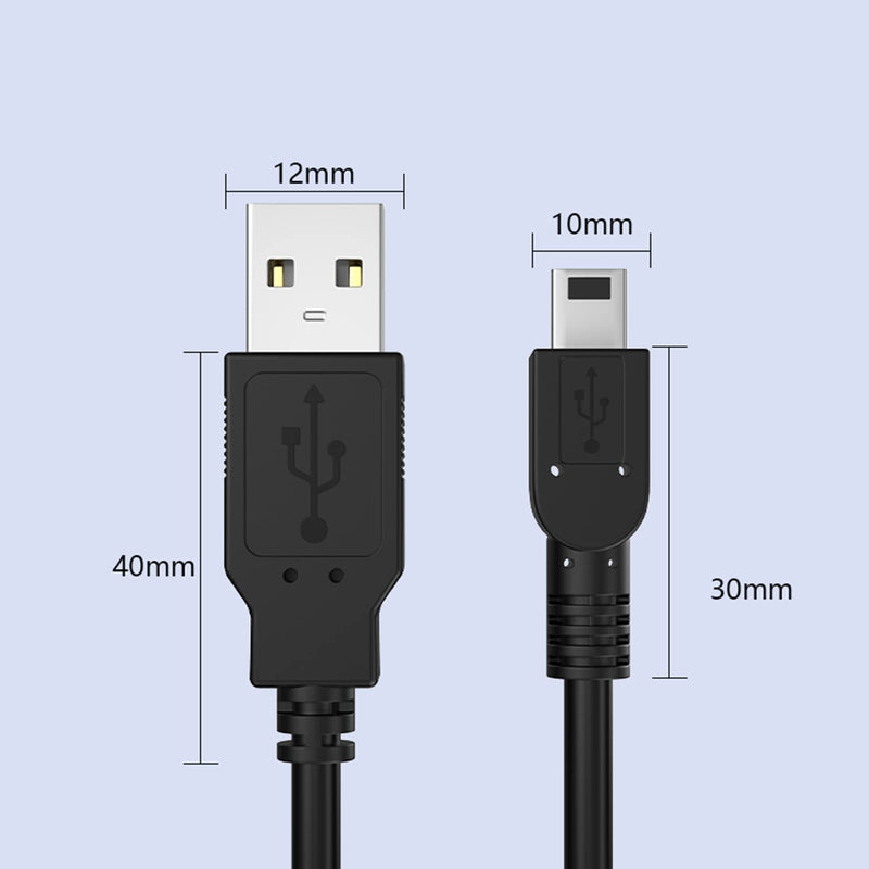  [AUSTRALIA] - Replacement Camera UC-E4 USB Charging Cable Photo Transfer Cord Compatible with Canon EOS 10D 20D 30D 300D 350D 40D 400D 450D 5D2 5D3 500D 6D 60D 600D 650D 7D 70D 700D 100D 1000D 1100D(3.3FT) 3.3FT