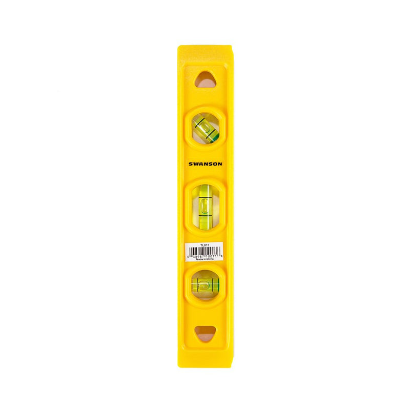 Swanson Tool TL011 9-Inch Speedlite Torpedo Level Yellow - LeoForward Australia