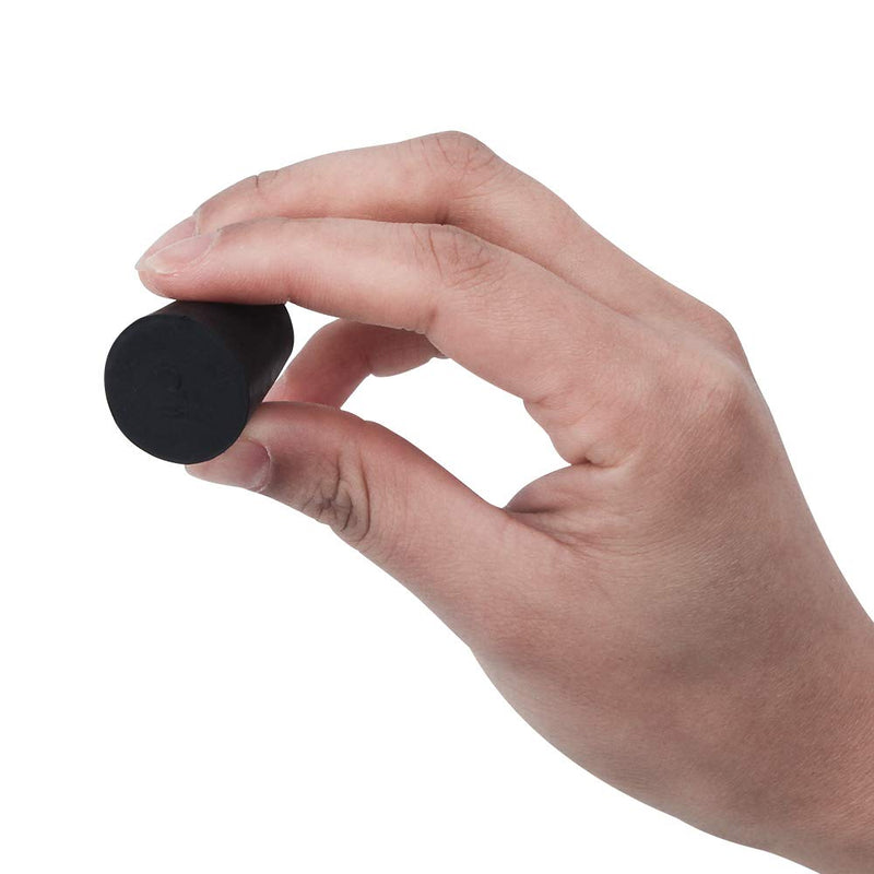  [AUSTRALIA] - 15-Pack (Same Size) Solid Rubber Stoppers - Size #3-23mm (0.90in) x 17mm (0.66in) - 26mm (1.02in) Long - Black Lab Plug