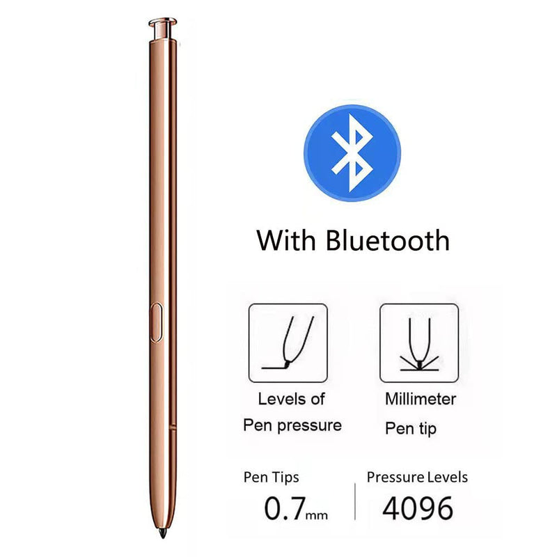  [AUSTRALIA] - Note 20 Ultra S Pen Replacement (WithBluetooth) for Samsung Galaxy Note 20 Note 20 Ultra 5G All Versions Stylus Touch S Pen +Tips/Nibs (Bronze) Bronze