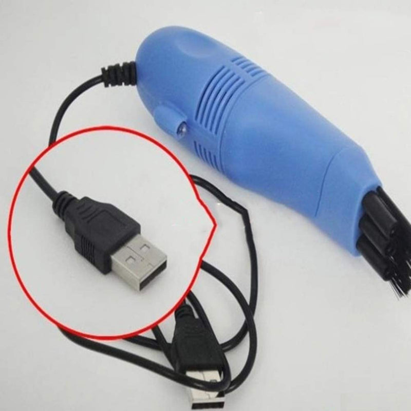  [AUSTRALIA] - NUOBESTY Mini USB Vacuum Cleaner Keyboard Computer Cleaner for Car or Home (Random Color)