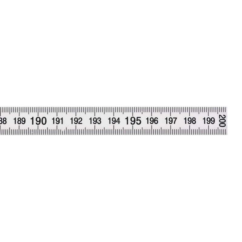  [AUSTRALIA] - uxcell Folding Ruler 2 Meters 10 Fold Metric Measuring Tool ABS for Woodworking Engineer White