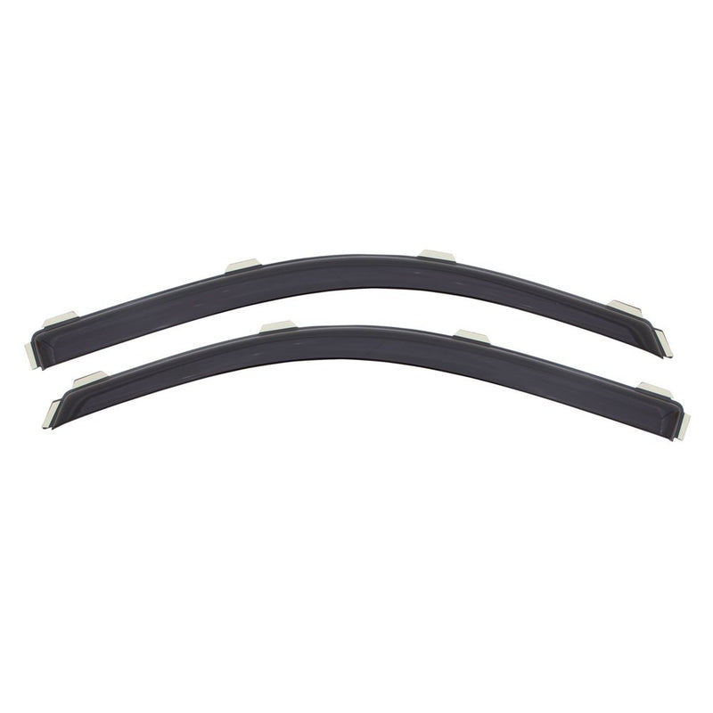  [AUSTRALIA] - Auto Ventshade 192002 In-Channel Ventvisor Side Window Deflector, 2-Piece Set for 2009-2018 Dodge Ram 1500, 2010-2018 Ram 2500 & 3500; 2019 Ram 1500 Classic | Fits Standard Cab In-Channel 2pc