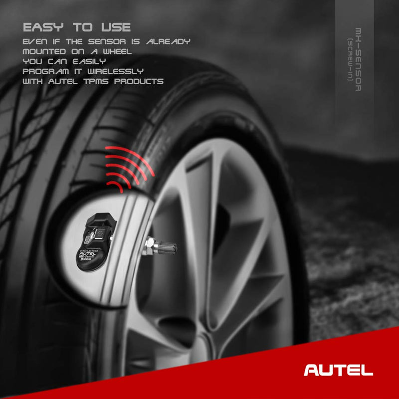  [AUSTRALIA] - Autel MX 2 in 1 (315MHz + 433MHz) Clamp-in OE-Level Universal Programmable TPMS Sensor for Tire Pressure 100% Cloneable Fits 98% Mainstream Vehicles