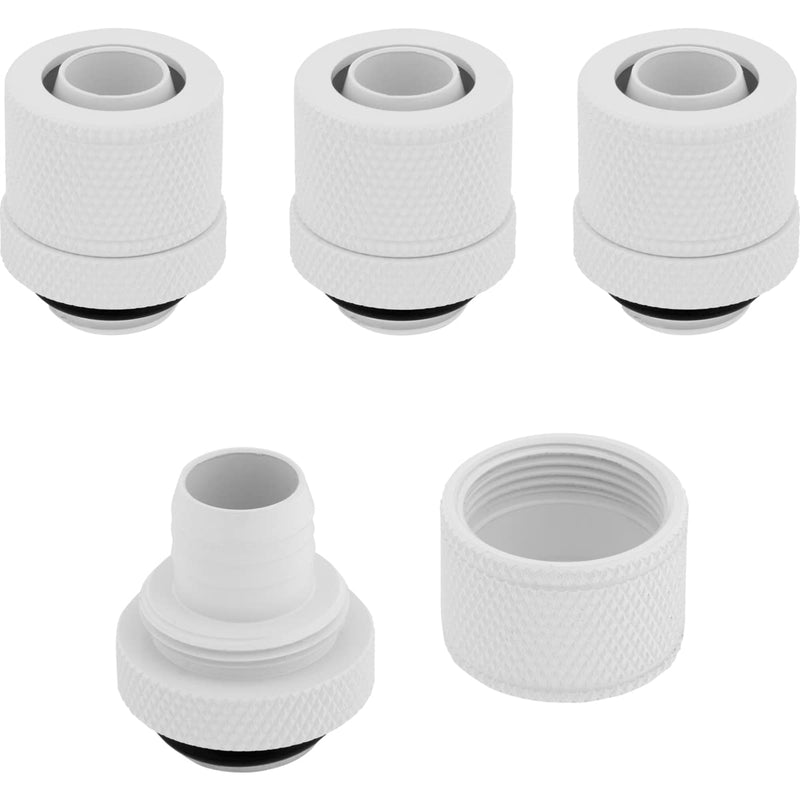  [AUSTRALIA] - CORSAIR Hydro X Series, XF Hardline, 12mm OD Fittings, Four Pack White 10/13mm Softline Fitting