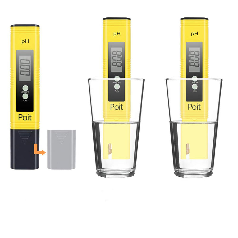 Poit Digital PH Meter Tester Kit, 0.01 Resolution - LeoForward Australia