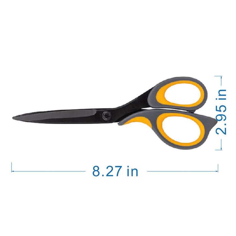  [AUSTRALIA] - Craft Sewing Fabric Scissors Shears,Suitable For Handmade Craft, Sewing, and Office Use. Thickened Scissor Blades, Teflon Process Processing, Sharp and Durable. Ergonomic Design, Comfortable to Hold.