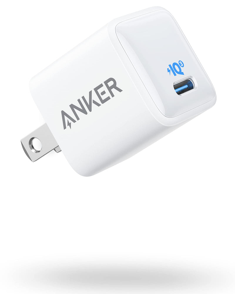  [AUSTRALIA] - USB C Charger 20W, Anker 511 Charger , PIQ 3.0 Durable Compact Fast Charger, Anker Nano for iPhone 14/14 Plus/14 Pro/14 Pro Max/13, Galaxy, Pixel 4/3, iPad/ iPad mini (Cable Not Included)