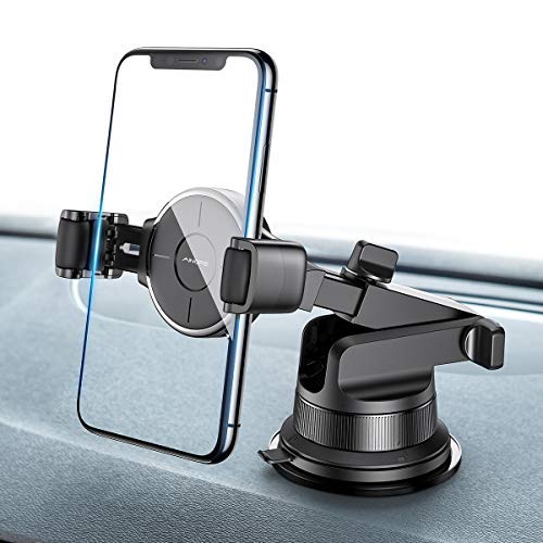  [AUSTRALIA] - Car Mount Holder, Cell Phone Holder for Car Dashboard Windshield Universal Memory Cell Phone Cradle with Strong Sticky Suction Cup for iPhone XR/XS Max/X/8, Galaxy S10/S9/S8, Google and More by Ainope