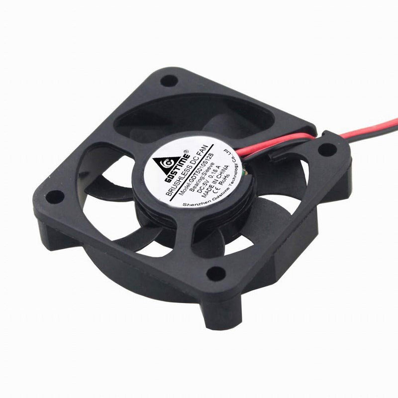  [AUSTRALIA] - GDSTIME 5Volt 50x10mm 50mm 2 Inch Dupont Connector Small Brushless Dc Cooling Fan