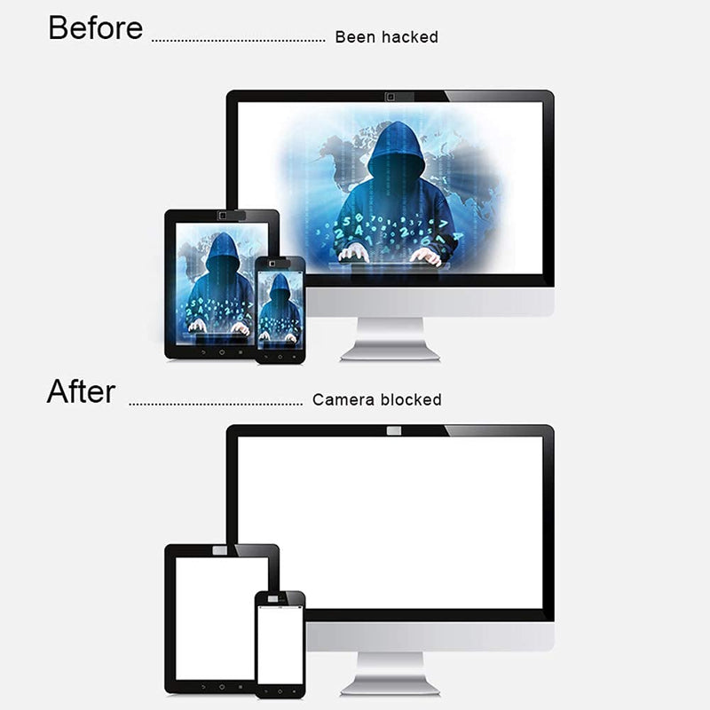  [AUSTRALIA] - Webcam Cover Slide Compatible for Laptop, Desktop,MacBook Pro, iMac, Mac Mini, iPad Pro Bundled with iPhone Front Camera Cover (Silver),Protect Privacy and Security But Not Affect Face Recognition