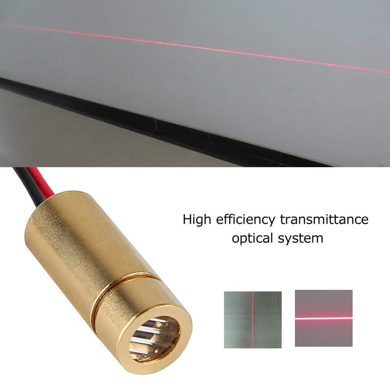  [AUSTRALIA] - Focusable laser module, 2.8-5V | 650nm | 5mW | 9 * 23mm diode module Red Dot laser head measuring tool (line)