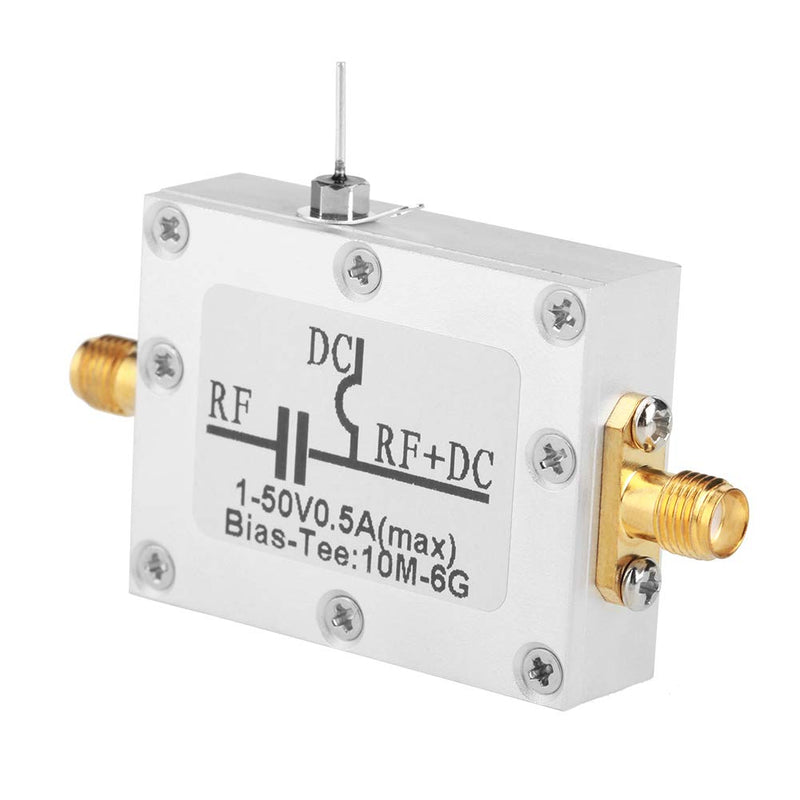  [AUSTRALIA] - 1pcs 10MHz-6GHz Frequency Bias T Broadband Radio Transmission Microwave Coaxial Bias Low Noise Amplifier Module